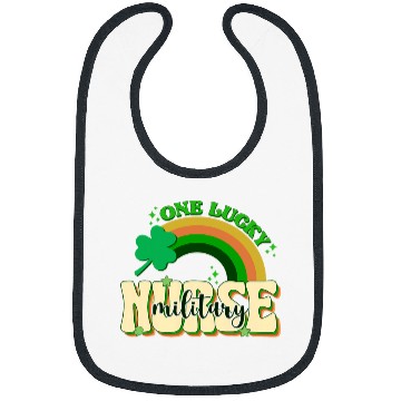 Discover Saint Patricks Day Military nurses One Lucky nurses 22 Bibs