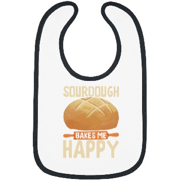 Discover Sourdough Starter Bread Baker Baking Bakery 2 Bibs