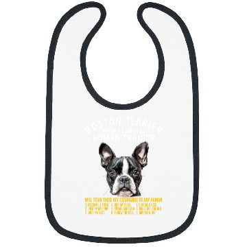 Discover Professional Human Trainer Boston Terrier Bibs