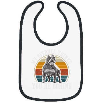 Discover Pit Bull Dog Design For Pitbull Dad And Mom Pitbull 3 Bibs
