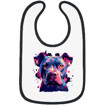 Discover Pit Bull Dog Colorful Pitbull Bibs