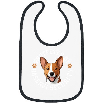 Discover Protected by Basenji Security 1 Bibs