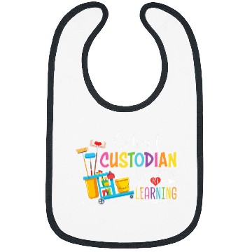 Discover School Custodian Clear Trail Learning School Janitor Women Bibs