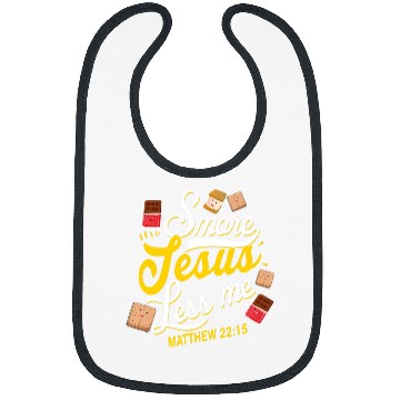 Discover Smore Jesus less me Tent Wilderness Glamping Campfire Nature Bibs