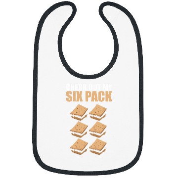 Discover Smore Enthusiast Campfire Marshmallow Check Out My Six Pack Bibs