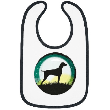 Discover Weimaraner Dog Retro 21 Bibs