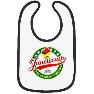 Discover Juneteenth 1865 Freedom Day vintages Retro Baseball style Bibs