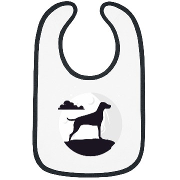 Discover Weimaraner Dog Retro 33 Bibs