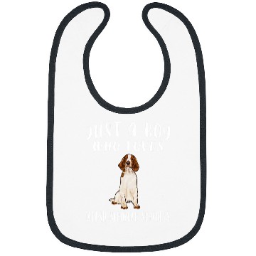 Discover Just A Boy Who Loves Welsh Springer Spaniel Bibs