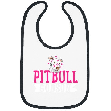 Discover Pitbull Godson Pit Bull Terrier Dog Pibble Owner Bibs