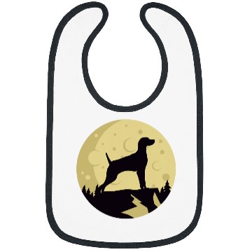 Discover Weimaraner Dog Retro 29 Bibs