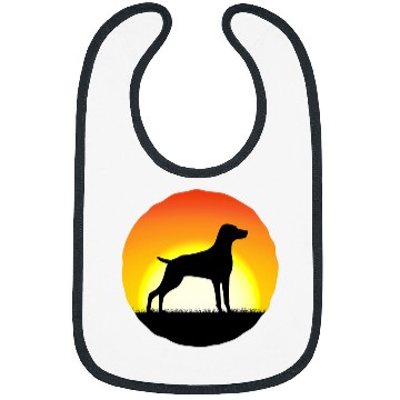 Discover Weimaraner Dog Retro 17 Bibs