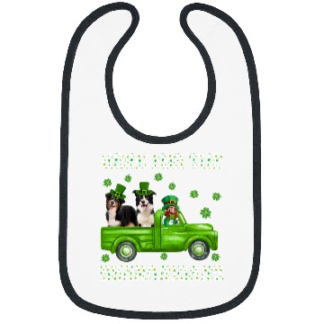 Discover Here For The Shenanigans Australian Shepherd St Patricks Bibs