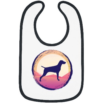 Discover Weimaraner Dog Retro 36 Bibs