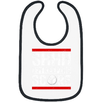 Discover Shhh Im Keeping Score 12 Bibs