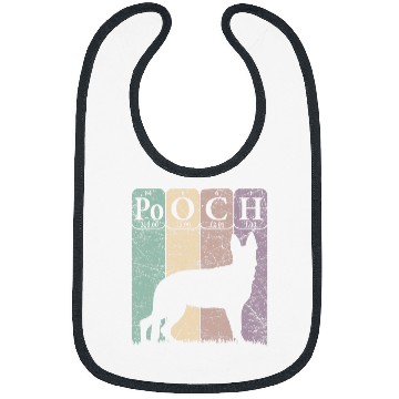 Discover German Shepherd Dog Periodic Table Elements Dog Pooch Bibs