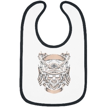 Discover Skull Motorcycle Biker Cowboy Hat Bibs