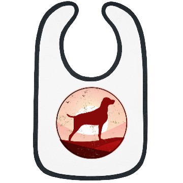 Discover Weimaraner Dog Retro 19 Bibs