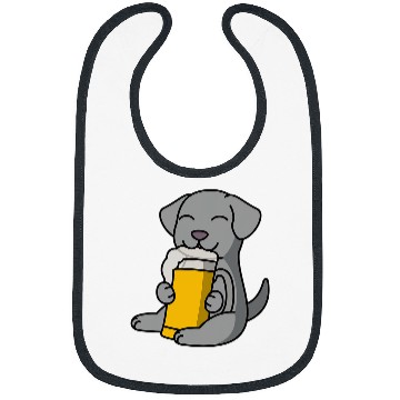 Discover Weimaraner Drinking Beer Dog Bibs