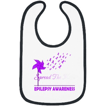 Discover SPREAD THE HOPE FIND THE CURE EPILEPSY AWARENESS Bibs