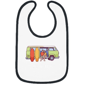 Discover Keep It Simple I Camping Van Campsite Motif Bibs