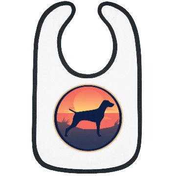 Discover Weimaraner Dog Retro 26 Bibs