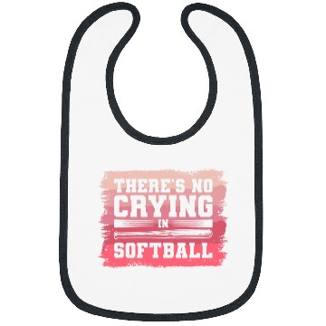 Discover Theres No Crying In Softball Softballer Bibs