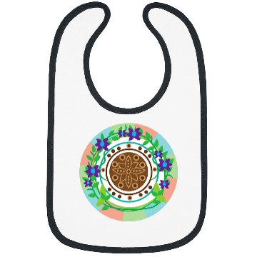 Discover Stylish Creative Art Illustration Artwork Style Circle Bibs