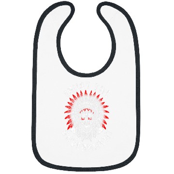 Discover Trust The Government Skull Native American Chief Skeleton Bibs