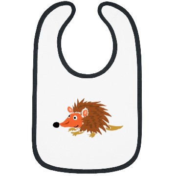 Discover Smileteesanima Funny Hedgehog Primitive Art Bibs