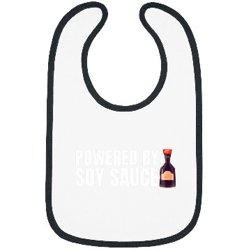 Discover Powered By Soy Sauce Condiment Soya Sauce Chef Cook Bibs