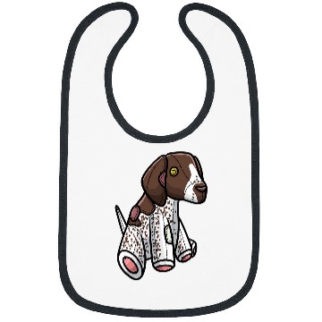 Discover German Shorthaired Pointer Dog Stuffed Animal Design Bibs