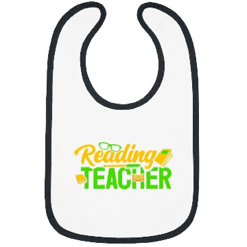 Discover Reading Teacher English Educator Bookish Bookworm Reader Bibs