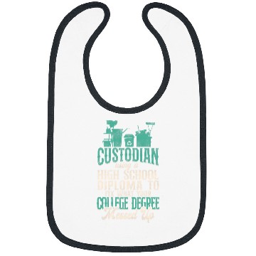 Discover School Custodian Janitor Custodian Using A High School 21 Bibs