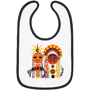 Discover Native American Moon and Sun Guidance Shamen Bibs