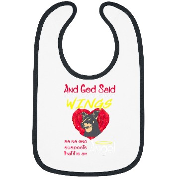 Discover Lancashire Heeler Angel Without Wings Gift Bibs