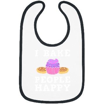 Discover I Bake People Happy Pastry Chef Bibs