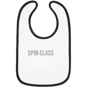 Discover Spin Class Hobby Indoor Cycling Enthusiasts Quote Bibs