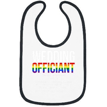 Discover Wedding Officiant Definition LGBT Officiant Bibs