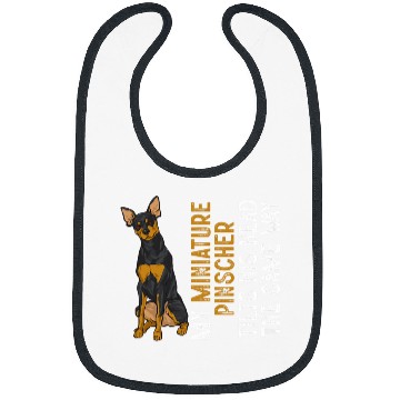 Discover Miniature Pinscher Min Pin Dog 3 Bibs