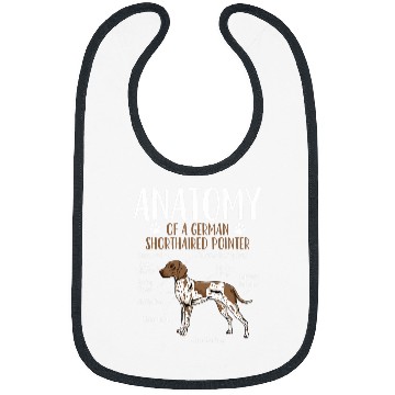 Discover German Shorthaired Pointer Dog Anatomy Bibs