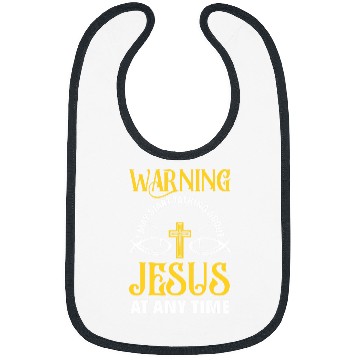 Discover Warning I May Start Talking About Jesus Funny Pastor Bibs