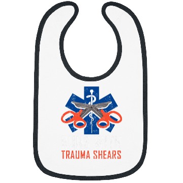 Discover Runs With Trauma Shears Gift Ambulance EMT First Aider Bibs