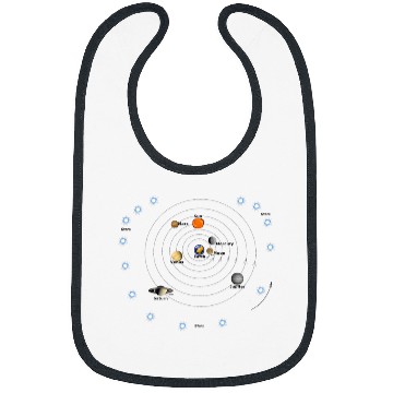 Discover Solar System Diagram Bibs