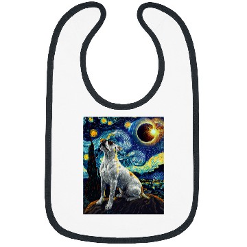 Discover Total Solar Eclipse Dogo Argentino Dog Bibs