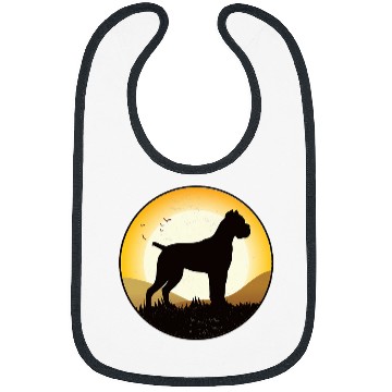 Discover Italian Mastiff Cane Corso Retro 6 Bibs