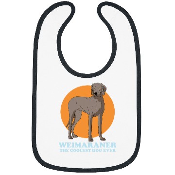 Discover Weimaraner The Coolest Dog Dog Owner Weimaraner Bibs