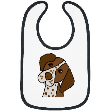 Discover Smileteespetsa Cute German Shorthaired Pointer Dog Face Bibs