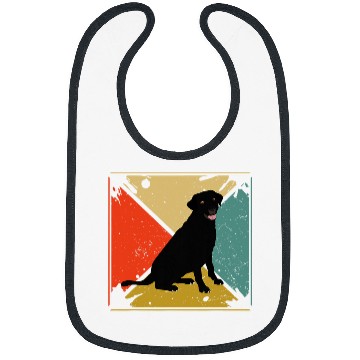 Discover Labrador Dog Lovers Retro Bibs