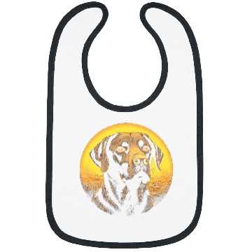 Discover Labrador Retriever With Full Moon Dog Lovers Bibs